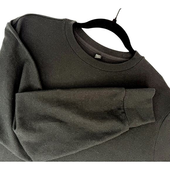 Uniqlo Sweaters - UniQlo Black Crew Neck Long Sleeve Soft Minimalist Classic Sweater S Unisex